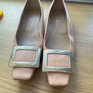 Elegant Pink Women's Shoes with Buckle